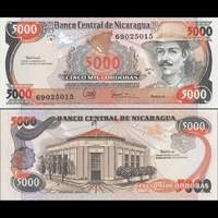 *5000 Cordobas Nikaragua 1987 P157 UNC - Kliknutím na obrázok zatvorte -